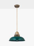 John Lewis Carmine Easy-to-Fit Ceiling Shade, Racing Green