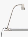 John Lewis Metal Clip Table Lamp, Chrome
