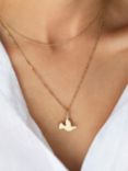 Recognised Dove Popon Bobble Chain Pendant Necklace, Gold
