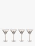 Luigi Bormioli Mixology Martini Cocktail Glass, Set of 4, 215ml, Clear