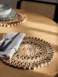 John Lewis Hand Braided Placemats, Set of 2, Natural