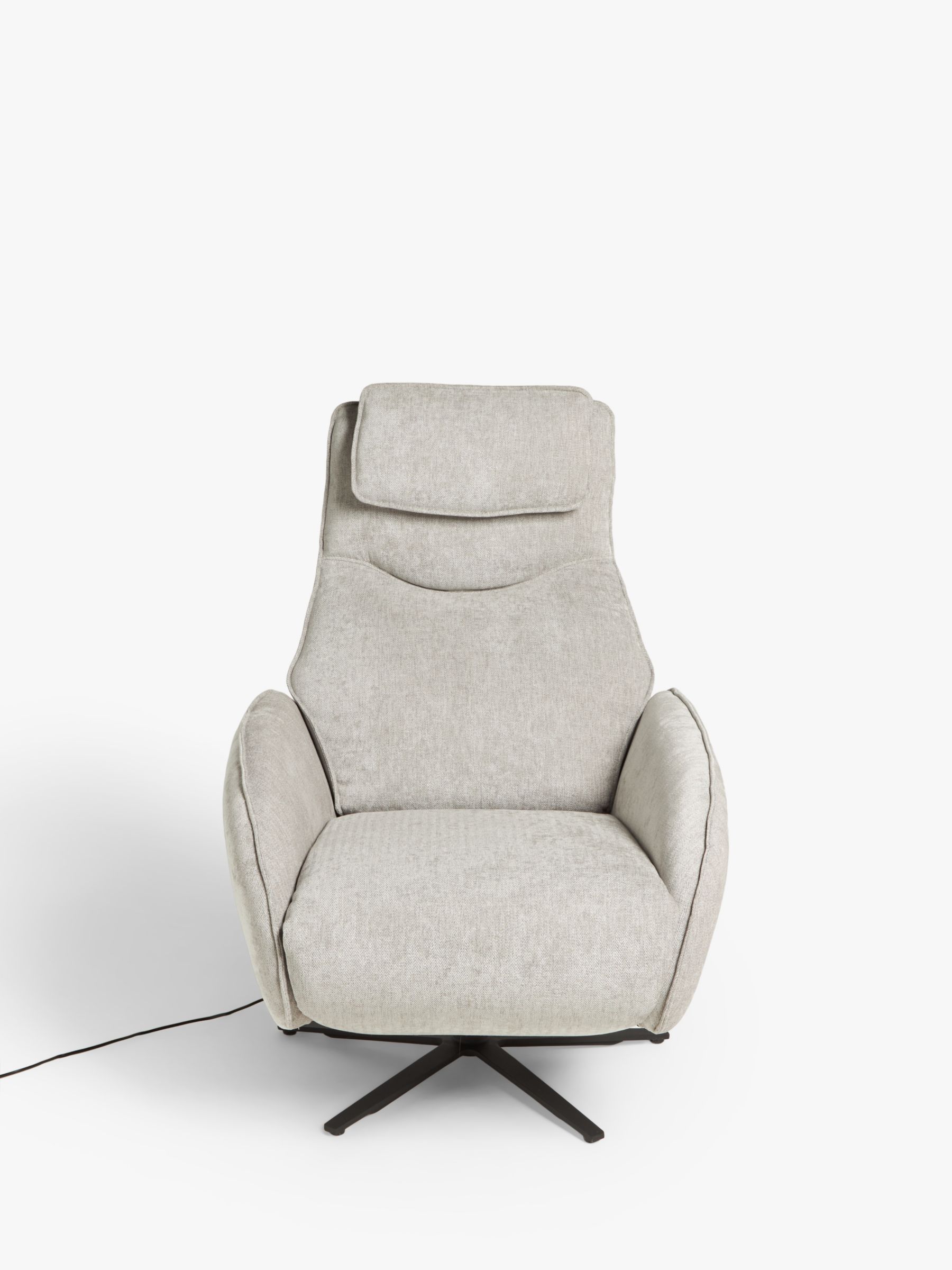 John Lewis Repose Zero Gravity Power Recliner Chair, Soft Weave Grey