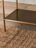 Nkuku Mahi Side Table, Antique Brass