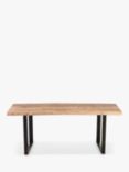 Nkuku Fia 6 Seater Mango Wood Dining Table, Natural