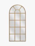 Nkuku Full Length Arch Window Wall Mirror, 180 x 80cm