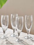 Nkuku Yala Champagne Glass, Set of 4, 210ml, Clear