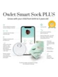 Owlet Duo Plus Smart Sock 3 Plus & Cam 2 Baby Monitor, Mint