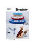Simplicity Dog Bed and Accessories Sewing Pattern, S9510, A