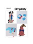 Simplicity Pet Collars, Cuffs and Dresses Sewing Pattern, SS9507, A