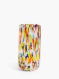 John Lewis Confetti Coloured Glass Highball, 350ml, Multi