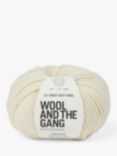 Wool And The Gang Lil' Crazy Sexy Wool Chunky Yarn, 100g, Ivory White
