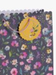 John Lewis Watercolour Floral Scallop Gift Bag, Medium
