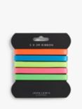 John Lewis Neon Gift Ribbons, 2m, Pack of 5