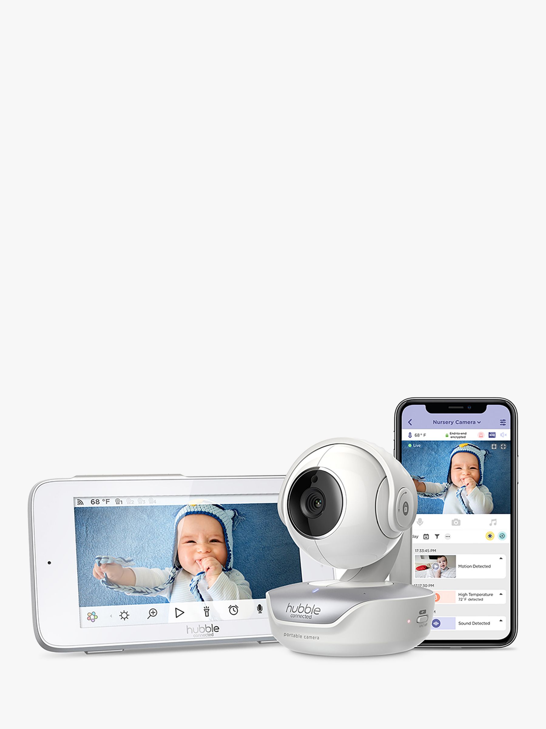 Nursery Pal Deluxe Parent Unit & Portable Baby Monitor