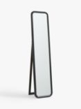 John Lewis Timeless Full-Length Cheval Mirror, 174 x 40cm, Black