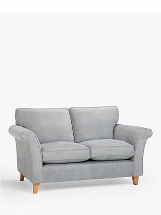 Charlotte Range, John Lewis Charlotte Medium 2 Seater Sofa, Light Leg, Fine Chenille Grey