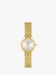 Tissot T0580093303100 Women's Lovely Bracelet Strap Watch, Gold/White