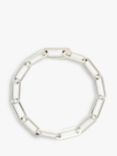 Melissa Odabash Paperclip Link Chain Bracelet, Silver