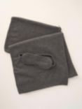 Truly Cashmere Scarf Travel Set, Charcoal Marl