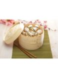 Kitchen Craft World of Flavours Large Bamboo Steamer & Lid, Natural