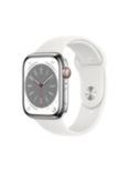 Apple Watch Series 8 GPS + Cellular, 45mm, Stainless Steel, Regular