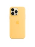 Apple Silicone Case with MagSafe for iPhone 14 Pro Max, Sunglow