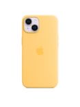 Apple Silicone Case with MagSafe for iPhone 14, Sunglow