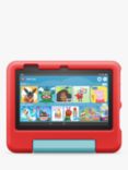 Amazon Fire 7 Kids Edition Tablet (12th Generation, 2022) with Kid-Proof Case, Quad-core, Fire OS, Wi-Fi, 16GB, 7", Red