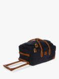 Bric's Life 55cm 2-Wheel Faux Suede Cabin Case, Navy