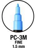 POSCA PC3M Sparkling Ink Coloured Marker Pens, Pack of 8