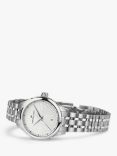 Hamilton H32231110 Women's Jazz Master Date Bracelet Strap Watch, Silver/White