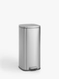 John Lewis ANYDAY Pedal Bin, 30L, Stainless Steel