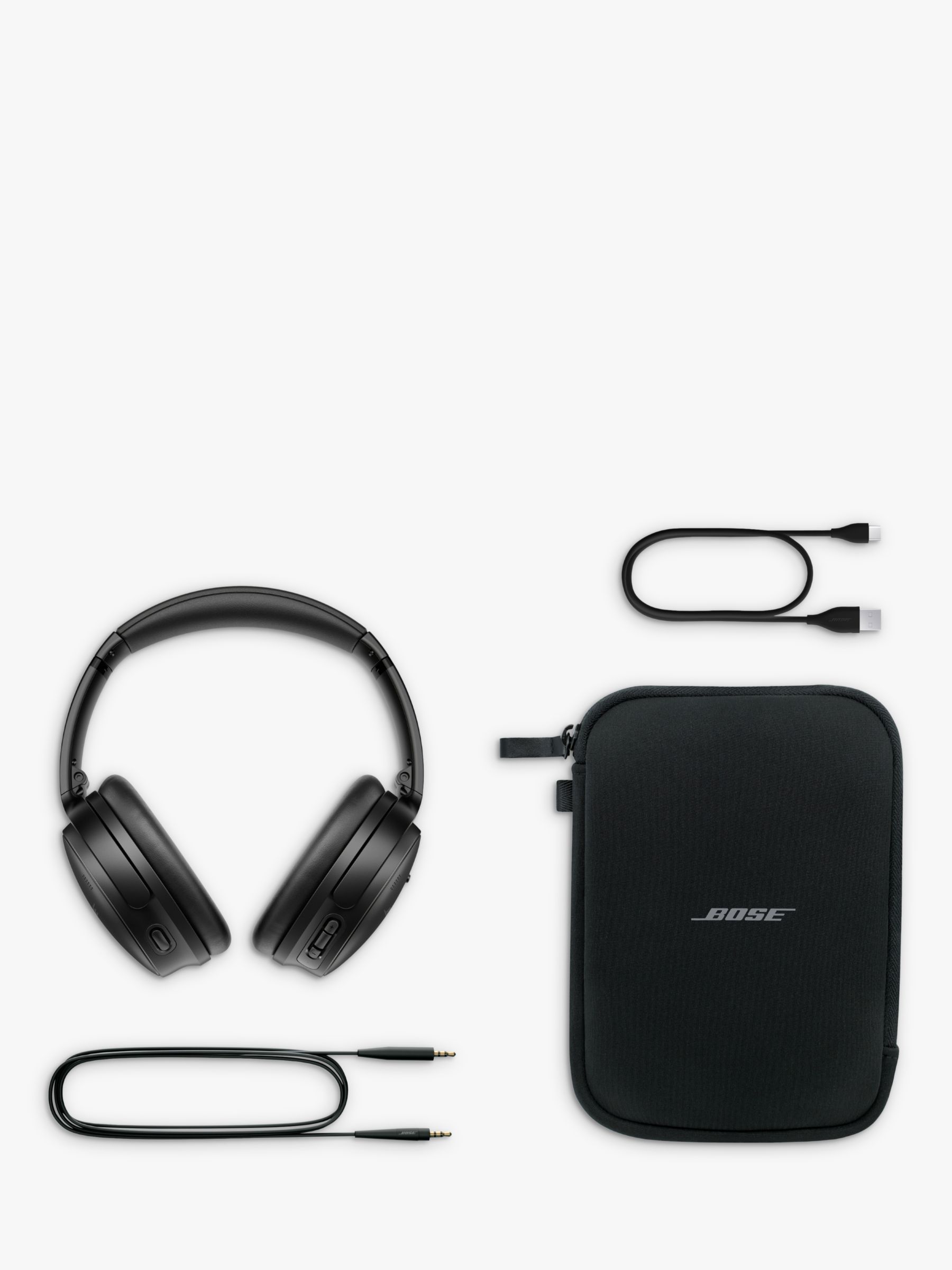 Bose QC45 SE Noise Cancelling Over-Ear Wireless Headphones with Mic/Remote, Black