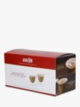 La Cafetière Double-Walled Glass Cappuccino Cups, Set of 2, 200ml, Clear