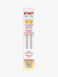 Pony Children's 18cm Knitting Needles, Pack of 2, Assorted Widths