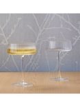Anton Studio Designs Empire Glass Champagne Saucer, Set of 2, 250ml, Clear