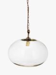 Nkuku Otoro Round Glass Pendant Light, Large