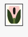 John Lewis Eija Vehvilainen 'April Flower' Framed Print, 80 x 60cm, Pink/Multi