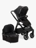 BabaBing! Raffi Complete Pushchair and Carrycot, Hera Car Seat and Base with Accessories Premium 11 Piece Bundle, Black