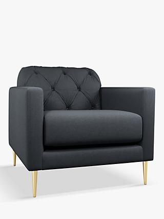 Swoon Mendel Armchair, Gold Leg