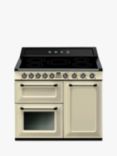 Smeg Victoria TR103I 100cm Electric Range Cooker with Induction Hob, Cream