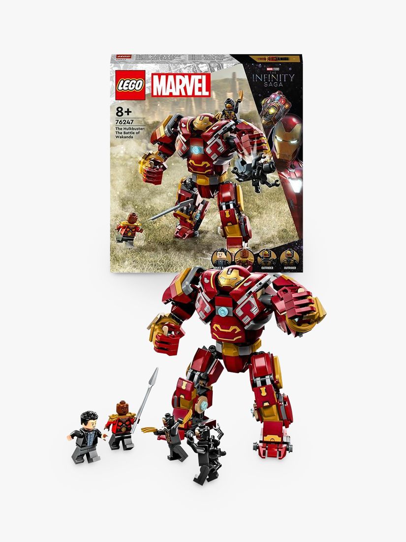 LEGO Marvel The Hulkbuster: The Battle of Wakanda 76247, Action Figure,  Buildable Toy with Hulk Bruce Banner Minifigure, Avengers: Infinity War Set