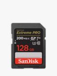 SanDisk Extreme Pro UHS-1, Class 10, SDXC Card, up to 200MB/s Read Speed, 128GB