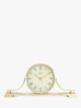 Acctim Wardley Napoleon Roman Numeral Mantel & Alarm Clock, Gold