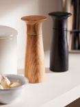 John Lewis Leckford Salt & Pepper Mills, Black/Ash Wood