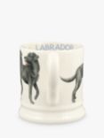 Emma Bridgewater Dogs Black Labrador Half Pint Mug, 300ml, Black