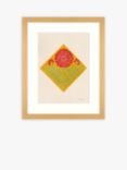 Ellen Merchant - 'Marigold' Framed Print & Mount, 53.5 x 43.5cm, Yellow/Multi