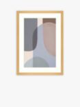 Berit Mogensen Lopez - 'Transparency' Framed Print & Mount, 73.5 x 53.5cm, Blue/Brown