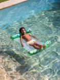 Swim Essentials Inflatable Water Hammock, Tropical Leaves