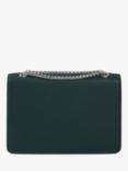 Strathberry East/West Leather Cross Body Bag, Bottle Green